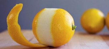 использования цедры лимона